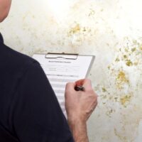 image of mould on wall of tenant house